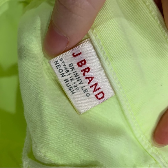 Brand new J Brand Skinny Jeans Neon rush 27” - Picture 14 of 16